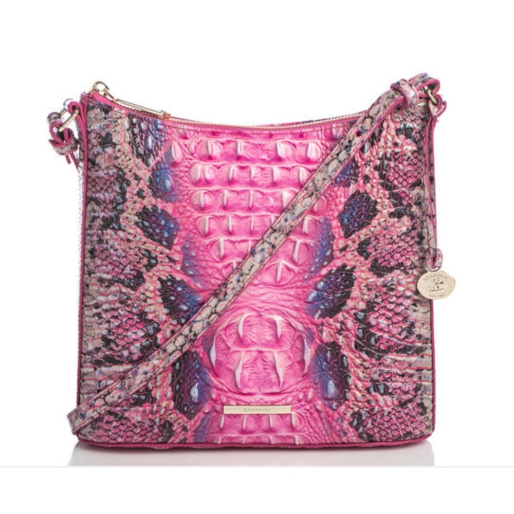 **LIMITED EDITION** Brahmin Katie Crossbody PINK COBRA